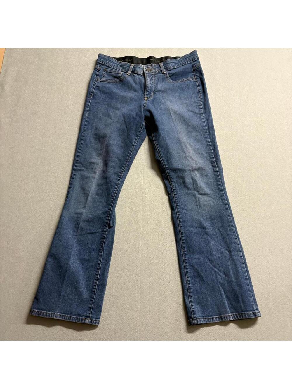Lee Sinfully Soft Bootcut Jeans Womens Size 10 Medium Blue Stretch Denim